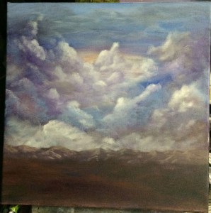 A cloudy start Work in process Dawn Blair ©2015