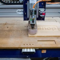 The Bed is where the cutting happens - and where you will attach your piece to be milled.