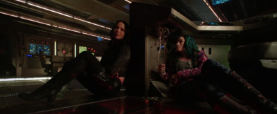 Just two women sitting around the bridge of a spaceship, not talking about guys.