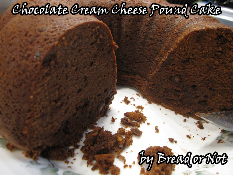Chocolate Cream Cheese Pound Cake