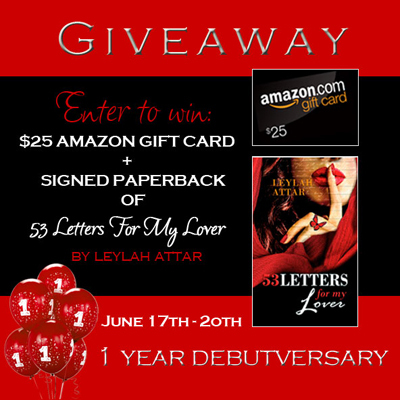 DebutversaryGiveaway