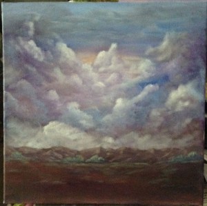 A cloudy start Work in process Dawn Blair ©2015