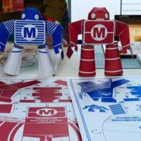 You can download the pattern for artist Joshua Chollet’s adorable bots here.