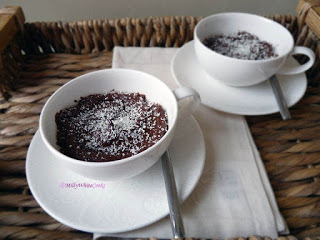 Lower Fat Dark Chocolate Pots
