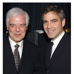 Nick and George Clooney
