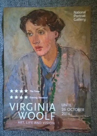 Poster for Virginia Woold exhibition