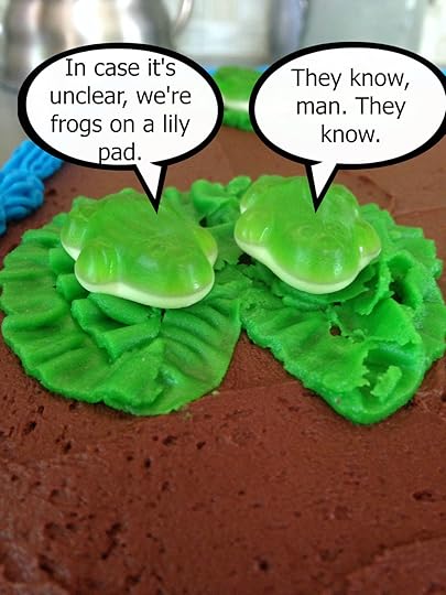 Because every cake is better with frogs.