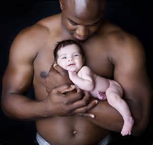 hot guy and baby