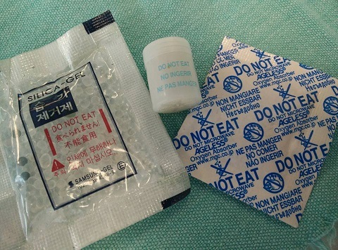 Photo: How to reuse silica gel packs