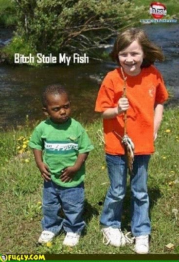 stole my heart funny photo: She stole my fish she_stole_my_fish_funny_picture.gif