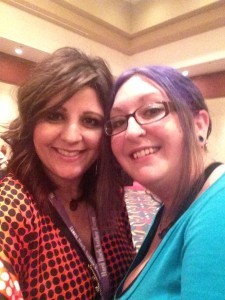 CM with her editor, Monica Black