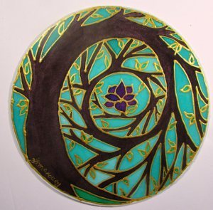 tree of enlightenment, heaven on earth silks