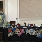 My table mate, Joanna Morris, did an amazing job with our table decorations!