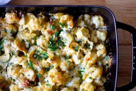 summer squash pasta bake