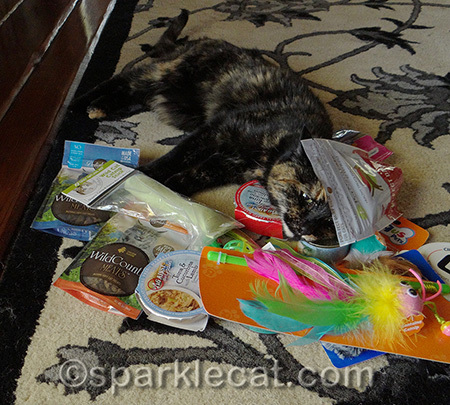 Something in there is very catnippy!