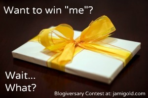 Gift box with text 