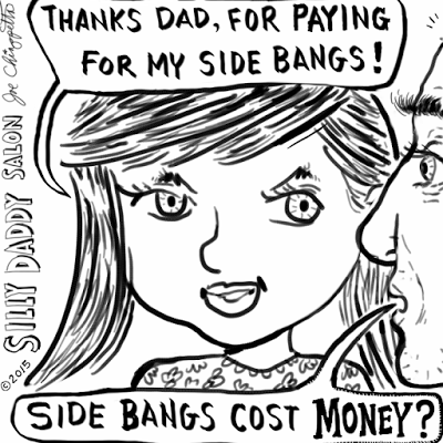 Silly Daddy Salon comic by Joe Chiappetta
