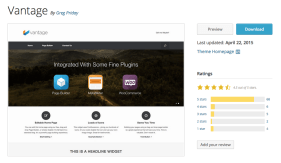 Wordpress theme library