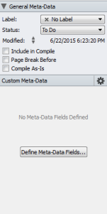 Scriv Meta Data