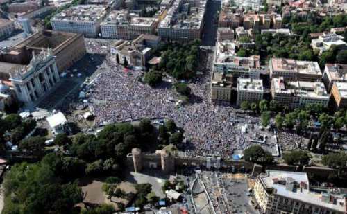 Rally for natural Family in Rome