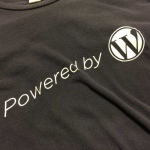 Powered by WordPress shirt