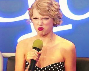 Taylor Swift thinking about Greenland. fanpop.com
