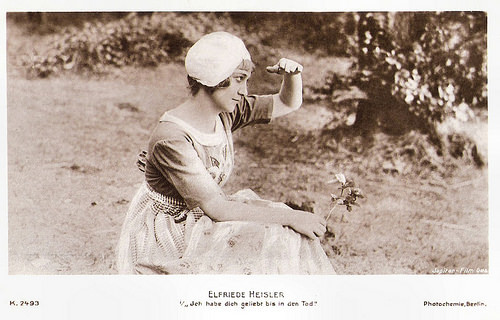 Elfriede Heisler in Ich hab dich geliebt bis in den Tod (1918)