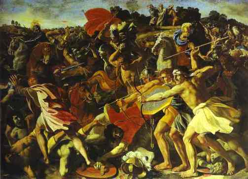 Battle of Joshua with Amalekites Nicolas Poussin