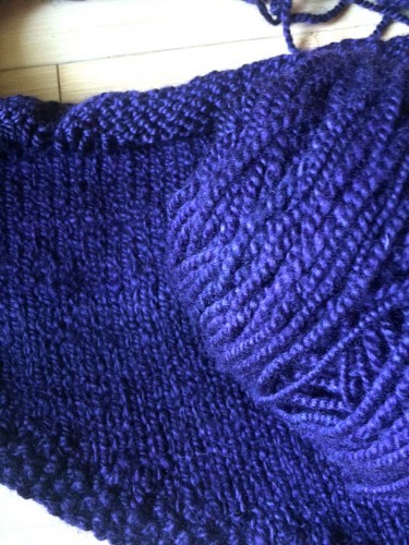 Twist in the knitting