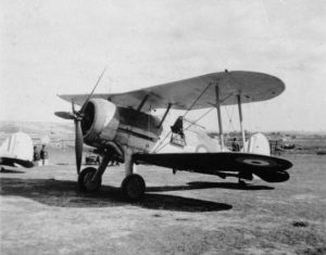One of two Gladiators still in service (NWMA Malta)