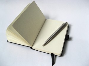 Blank Open Notebook