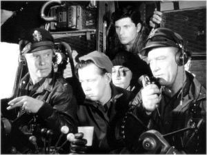 William Self (middle front) in The Thing From Another World