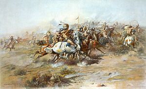 300px-Charles_Marion_Russell_-_The_Custer_Fight_(1903)