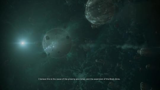 A cutscene from Ancient Space