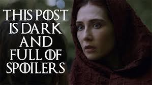 Image result for this post is dark and full of spoilers gif