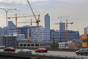 Cranes over Seattle