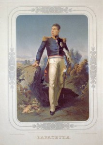 The Marquis de Lafayette. Chromolithograph by P.S. Duval, 1851. Prints and Photographs Division. 