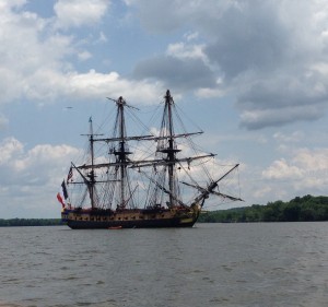 Hermione replica at Mt. Vernon. Photo by Sara Walker, June 2015.