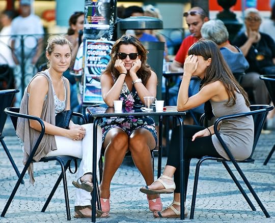 Portugal women cafe