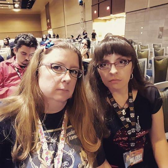 Resting Bitch Faces beacuse of someone who thought she was Little Bo Peep apparently