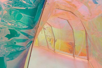 Inside the Serpentine Pavilion 2015. Photo: Naaro