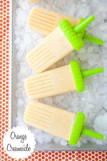 Healthy Frozen Treats to Beat the Summer Heat! Orange Creamsicle Recipe via DeliciouslyOrganic.net #paleo #recipe