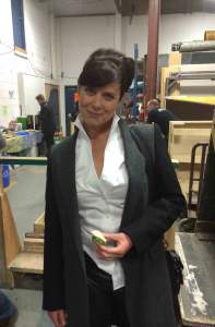 Torri grabs a snack after laying a verbal beatdown on a corporate rival.