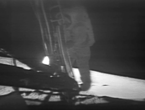 First step about to fall - NASA