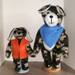 Forrest & Scout - Cuddly Defender Teddy Bear Toys from the Comic Out Of The Attic