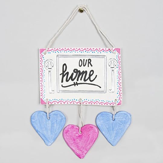 DIY Air Dry Clay Wall Plaque Made Peachy 