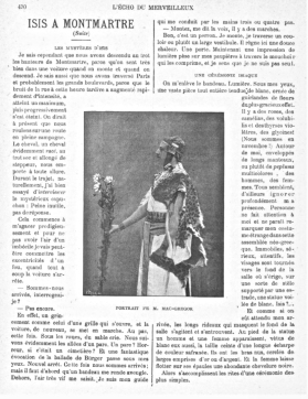 MacGregor as the Hierophant Ramses in the L'Echo article; click to enlarge