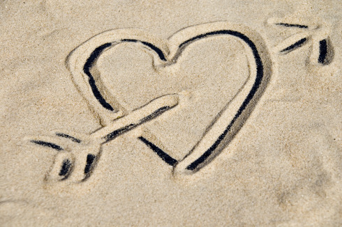 Love letters in the sand, anyone?