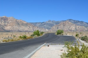 ROADWAY RED ROCK CANYON NEVADA