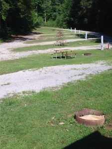 I swear, it felt like we were in the zombie apocalypse, with all the empty sites and picnic tables.